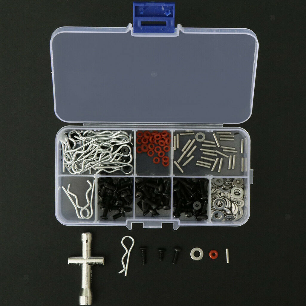 270pcs/set Screws Box Repair Tool Hobby Tool Sets Repair Tool Kit for 1/10 HSP