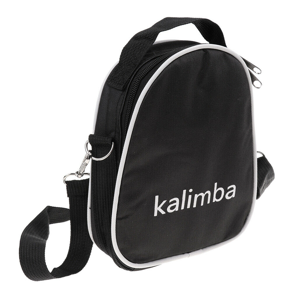 Thumb Piano Shoulder Bag Kalimba Musical Instrument Parts Black Bag