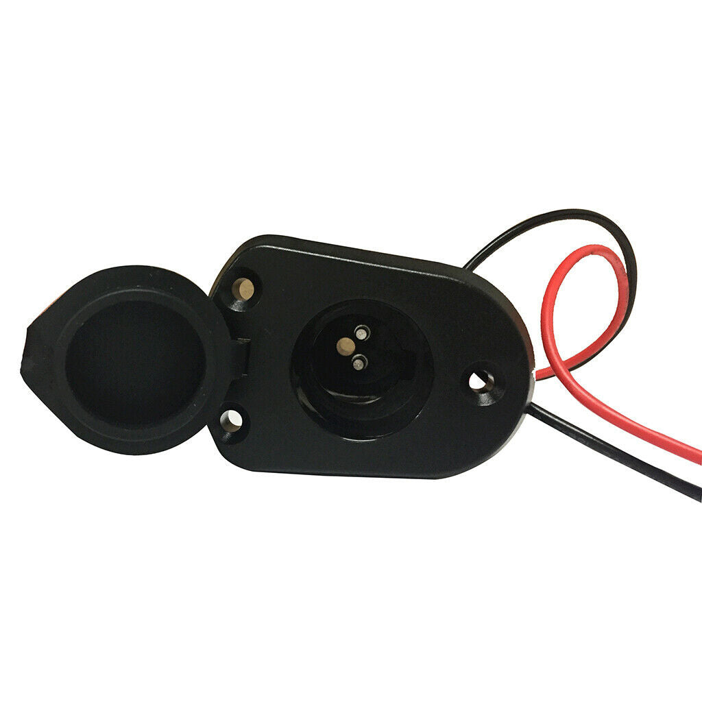 Boat cover with round base for light pole with wire and base