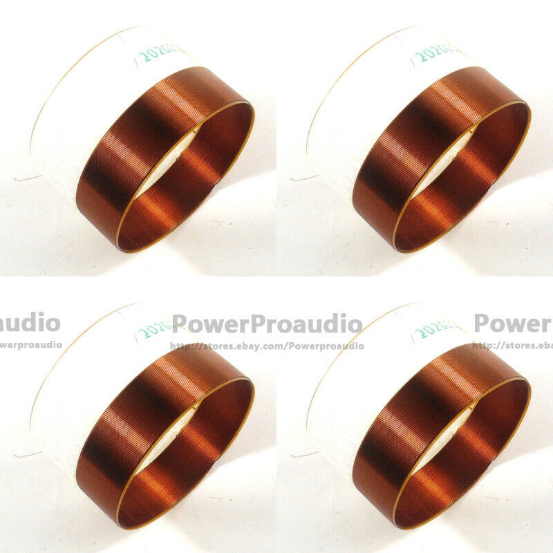 4pcs Replacement inside/out Voice coil for B&C MB10G251  8 ohm