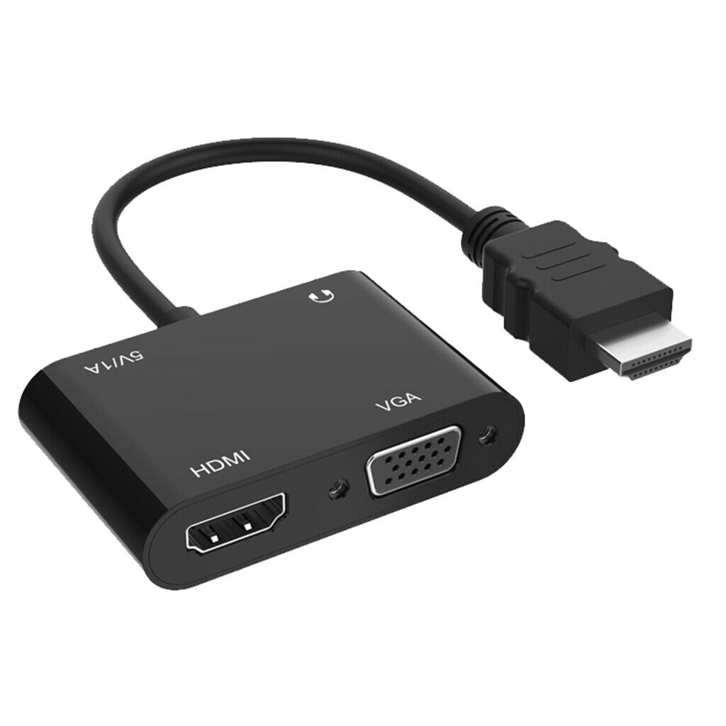 1080P   to VGA Adapter Digital to Analog Converter Cable For PC Laptop HDTV