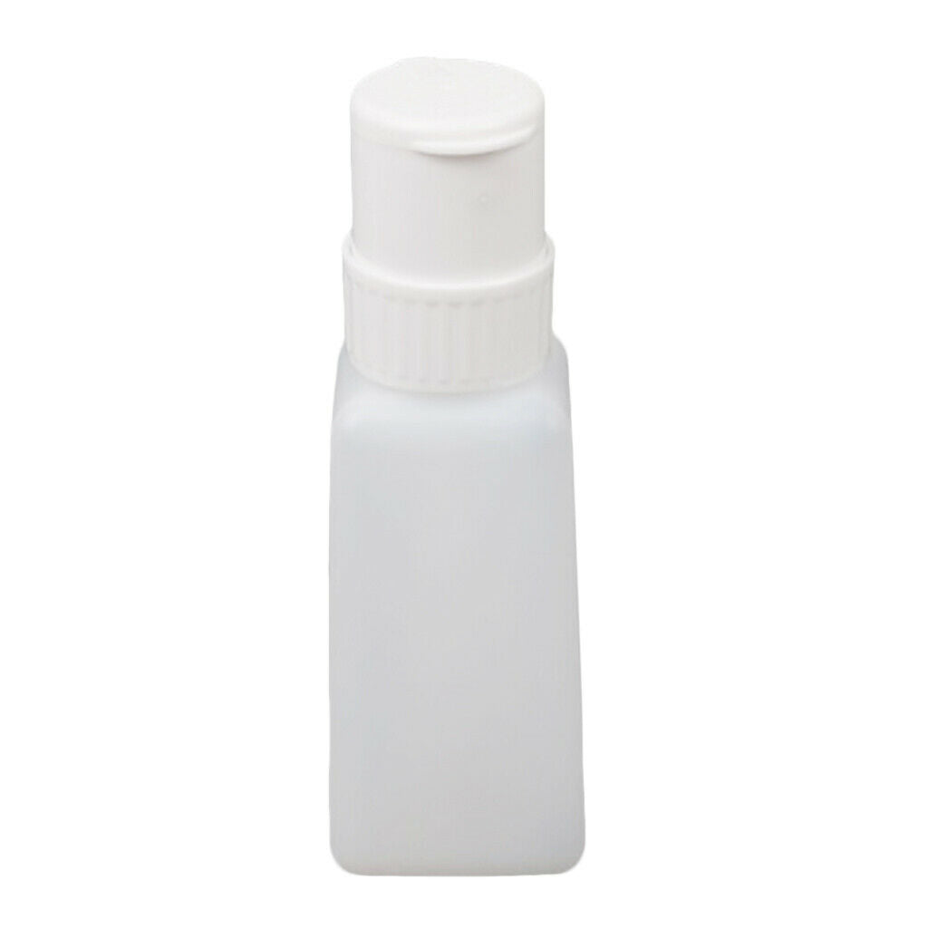 2Pcs Nail Polish Remover Liquid Dispenser Spill-proof Methanol Press Bottle