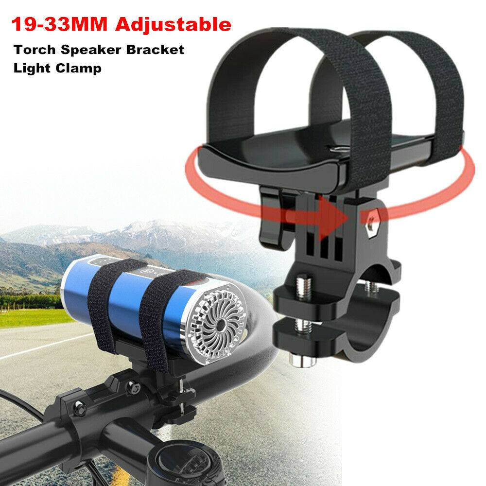 19-33MM Adjustable Handlebar Holder Bike Bicycle Torch Speaker Light Bracket Kit