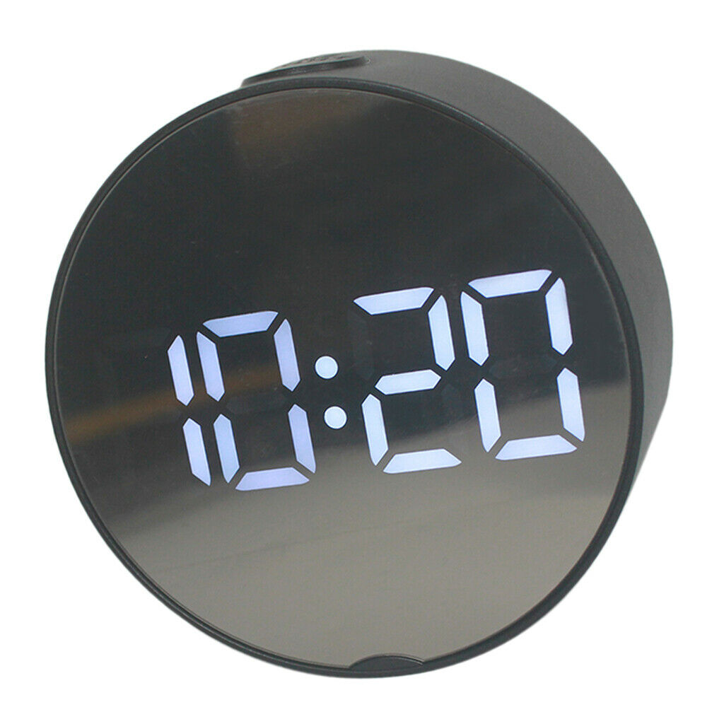 2x Digital LED Alarm Clock Multi-function Clock for Bedroom Office Elders