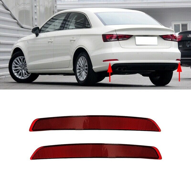 Car Rear Bumper Light Reflector Tail Lamp for Audi A3 Sedan 2014-2016 8VD94510I5