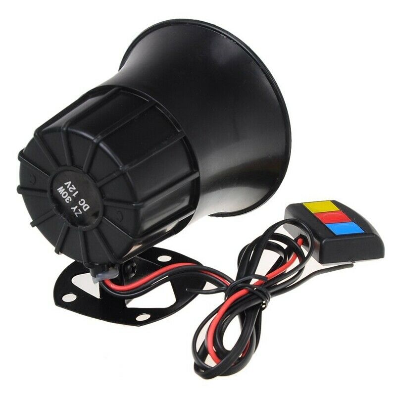 Motorcycle Car Van Vehicle Loud Siren Security Horn 12V with 3 Sounds S1T3T3