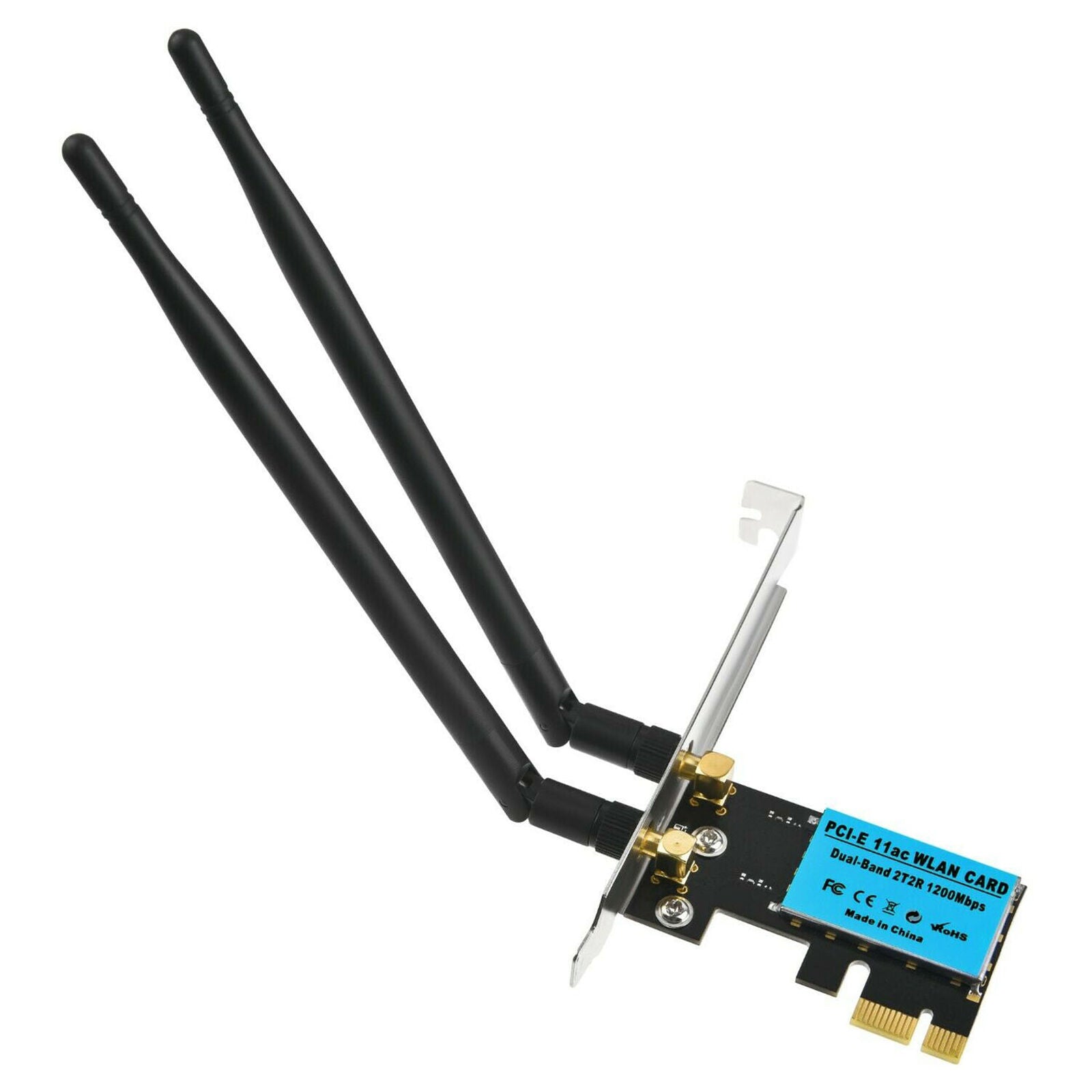 1200Mbps 2.4/5G Dual Band Desktop Wifi Wireless PCI-E Express Card Adapter