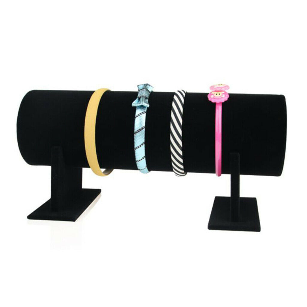 Hair Hoop Synthetic Suede Headband Prop Velvet Suede 30x11cm Black,Hair Band
