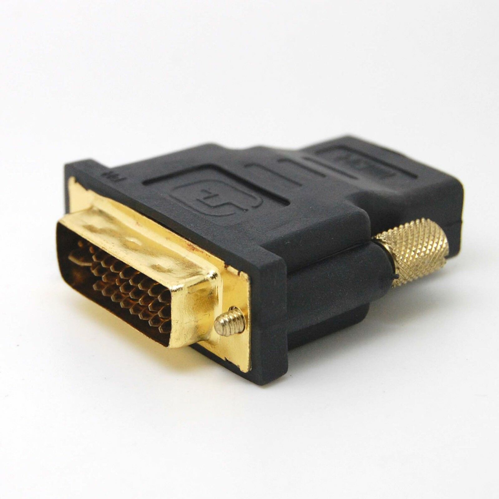 10pcs DVI-I Male Dual Link Plug to HDMI Female Converter Socket Adapter For HDTV