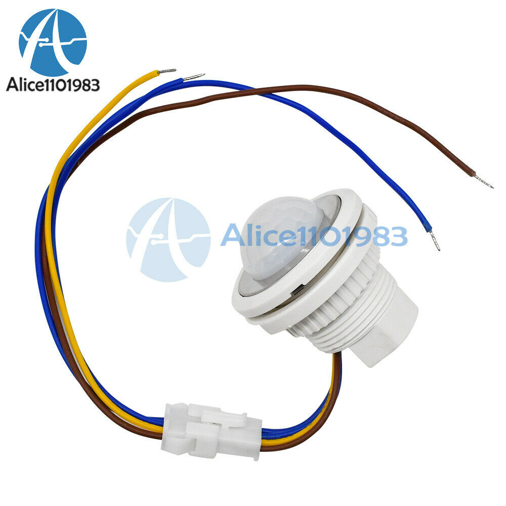 AC85V-265V PIR Infrared Ray Motion Sensor light Switch Time Delay Detector Lamp