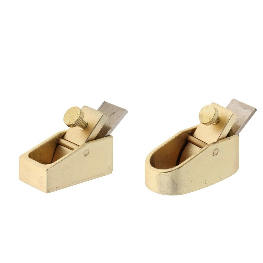 2x Micro Brass Scraper Plane Wooden Violin Manufacture Retail Craft L +