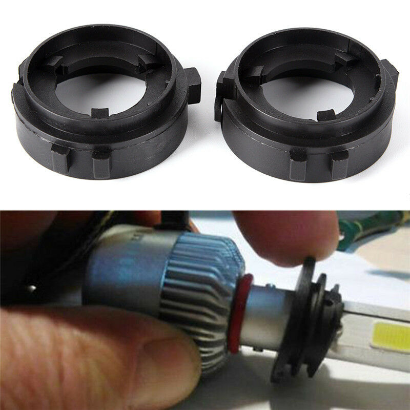 2Pcs/set H7 LED Kit Headlights Bulbs Base Holders Adapters For  GOLF6 JfJ.l8