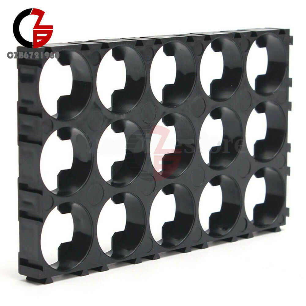 10 X 18650 3x5 Cell Batteries Spacer Radiating Shell Plastic Heat Holder Bracket