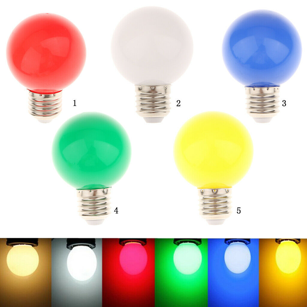 5W LED Light Bulb E27 Screw Base Party Holiday Home Decor Bulb 110-240V Red