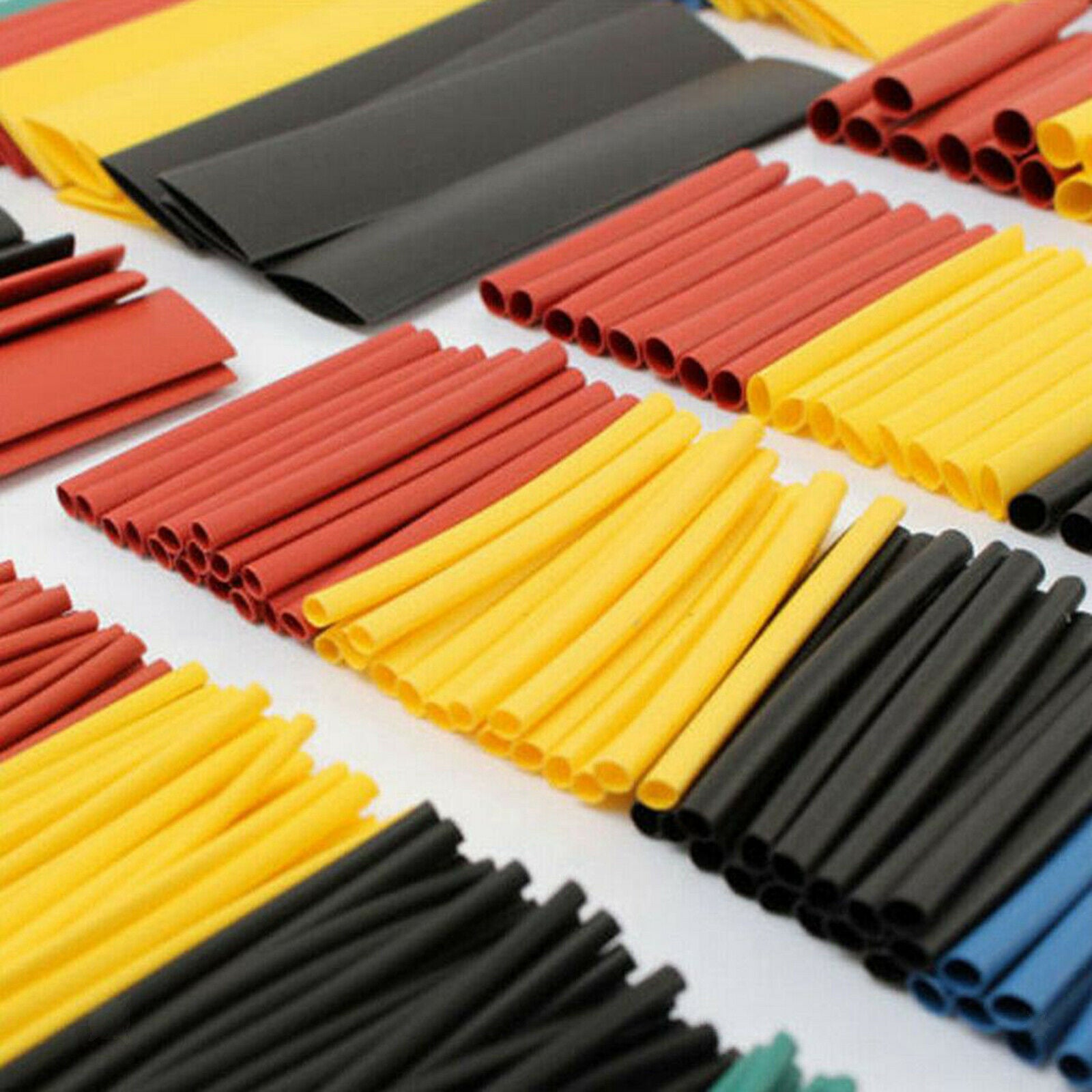 530PCS Polyolefin Heat Shrink Tube Sleeve for Wire Cable car Electrical Wrap