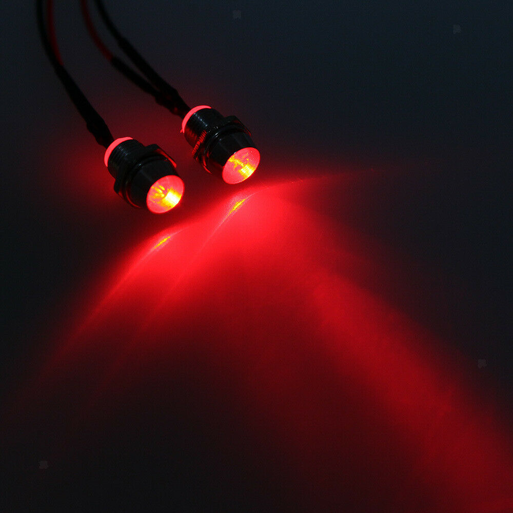 5mm Tail Lights Turn Signal Lights Suit for 1:10 RC Car Color Blue Red White
