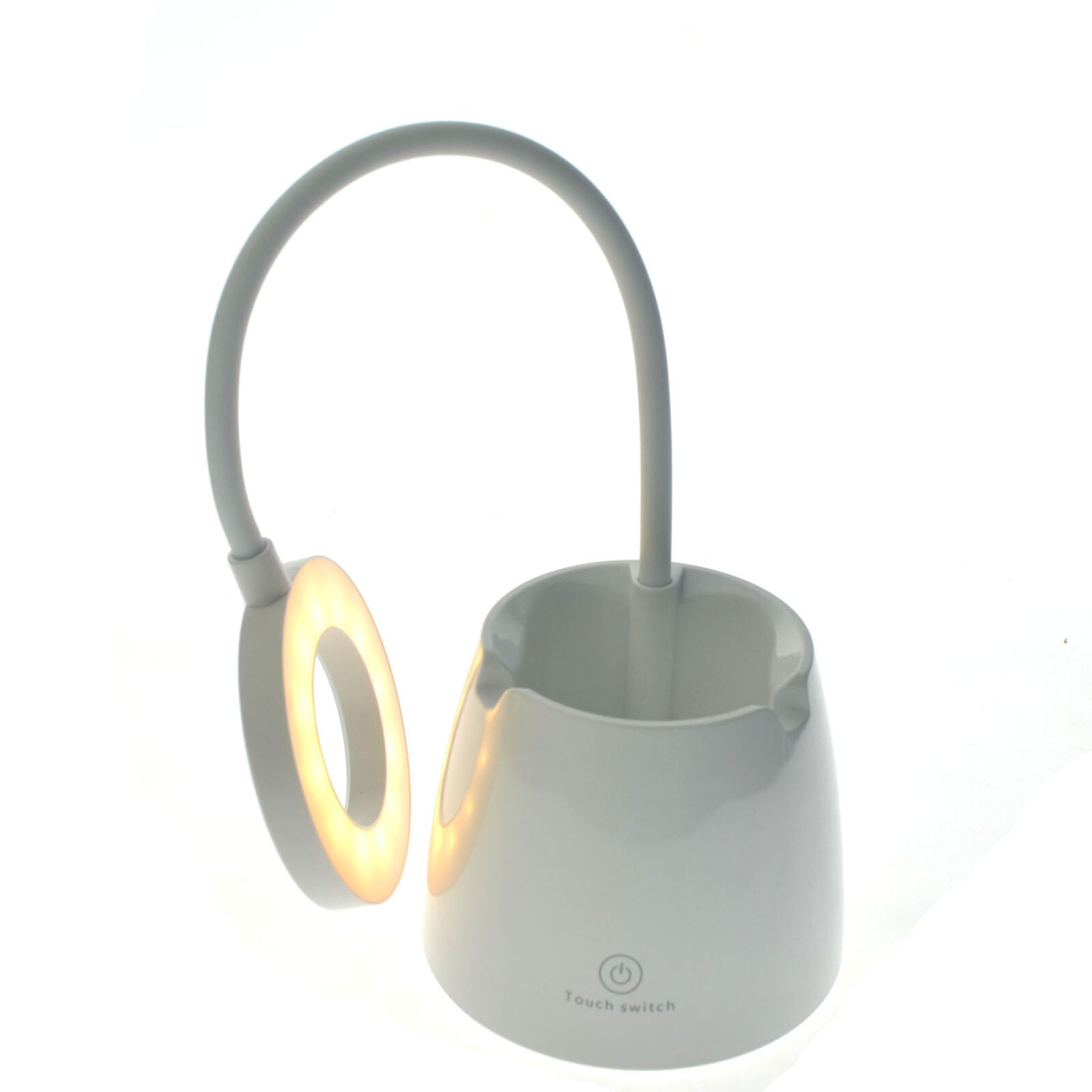 LED Desk Light Table Reading Lamp Dimmable Rechargeable Touch Control Pen Holder