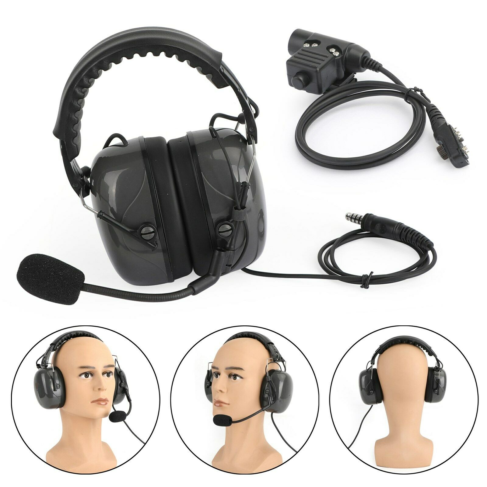 Noise Cancelling Overhead Headset Fit for Hytera PD780 780G 700 700G 580 788