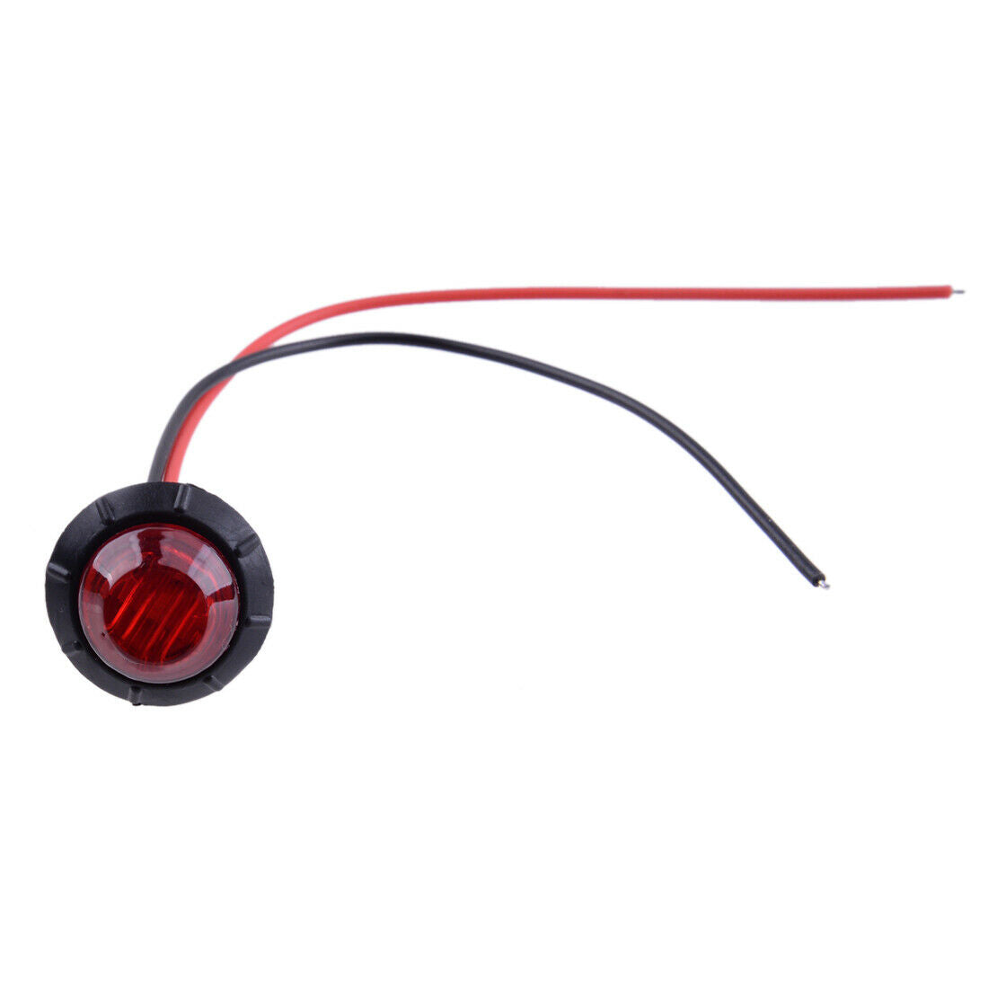 50x Truck Trailer Mini 3/4" Red LED Bullet Side Marker Light Signal Lamp New