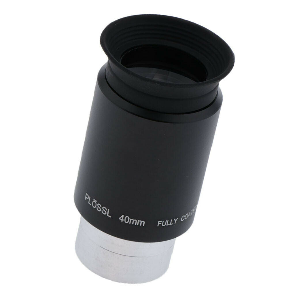 Durable Black New 1.25inch Plossl 40mm Telescope Eyepieces for Astronomy Filters