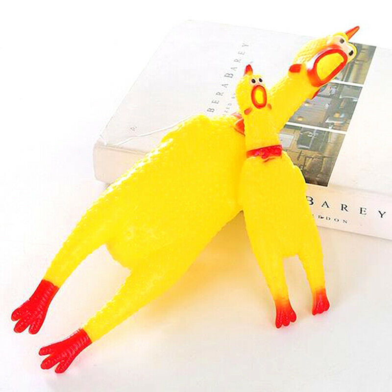Squeaky Pet Dog Toys Sounding Screaming Chicken Style Safety Molar Chew P.l8