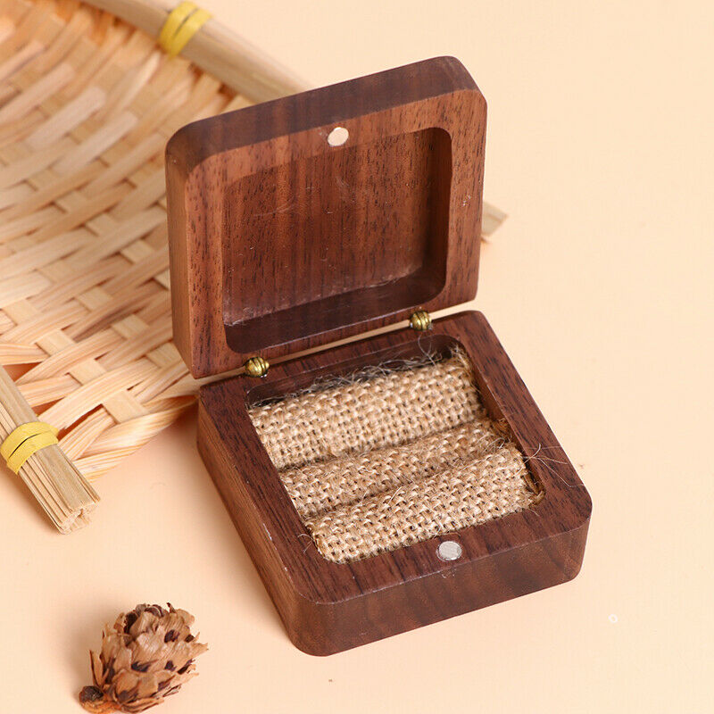 Wood Jewelry Boxes Ring Bearer Box Box Pill.l8