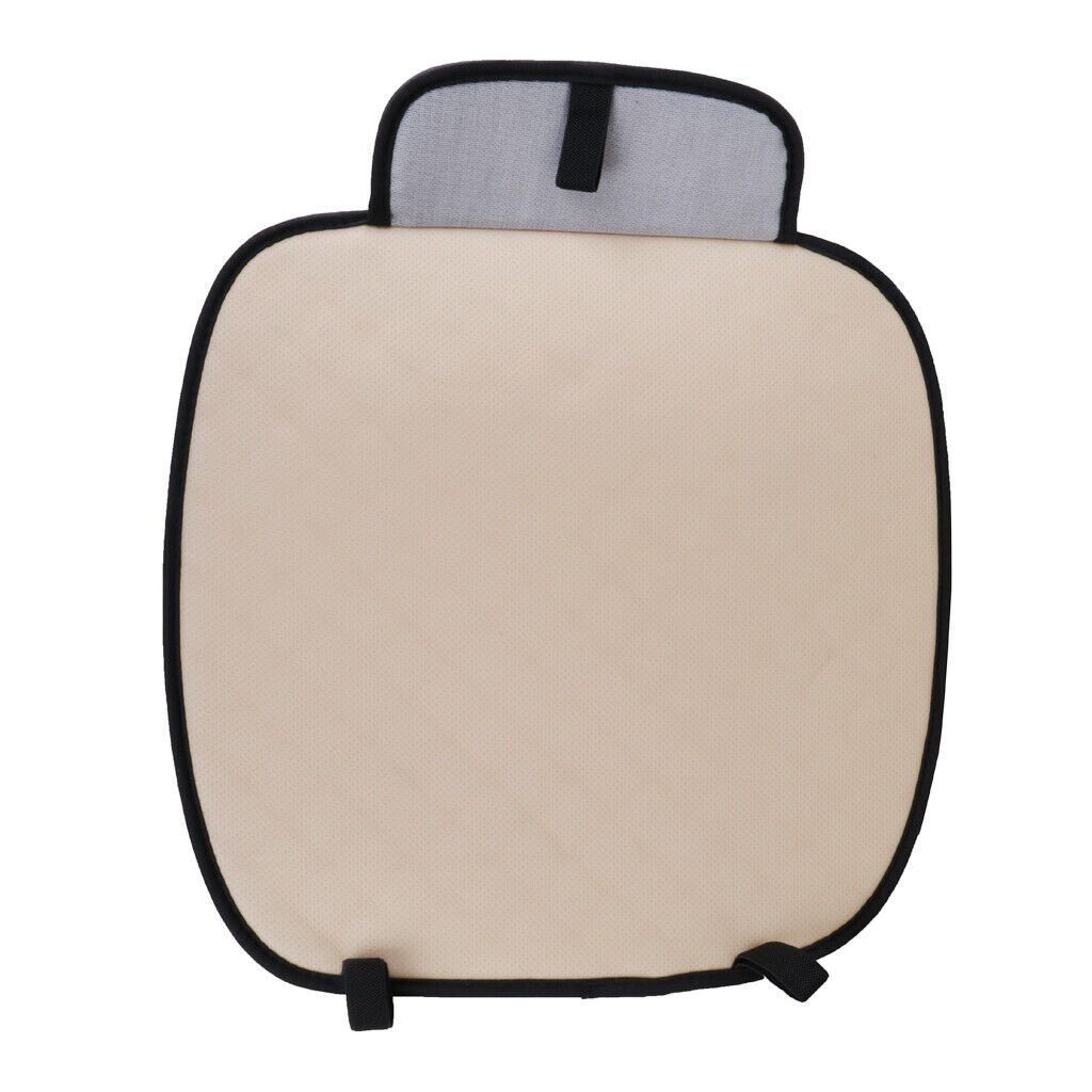 Flax Car Single Seat Pads Cushions Covers Non-slip Universal Black