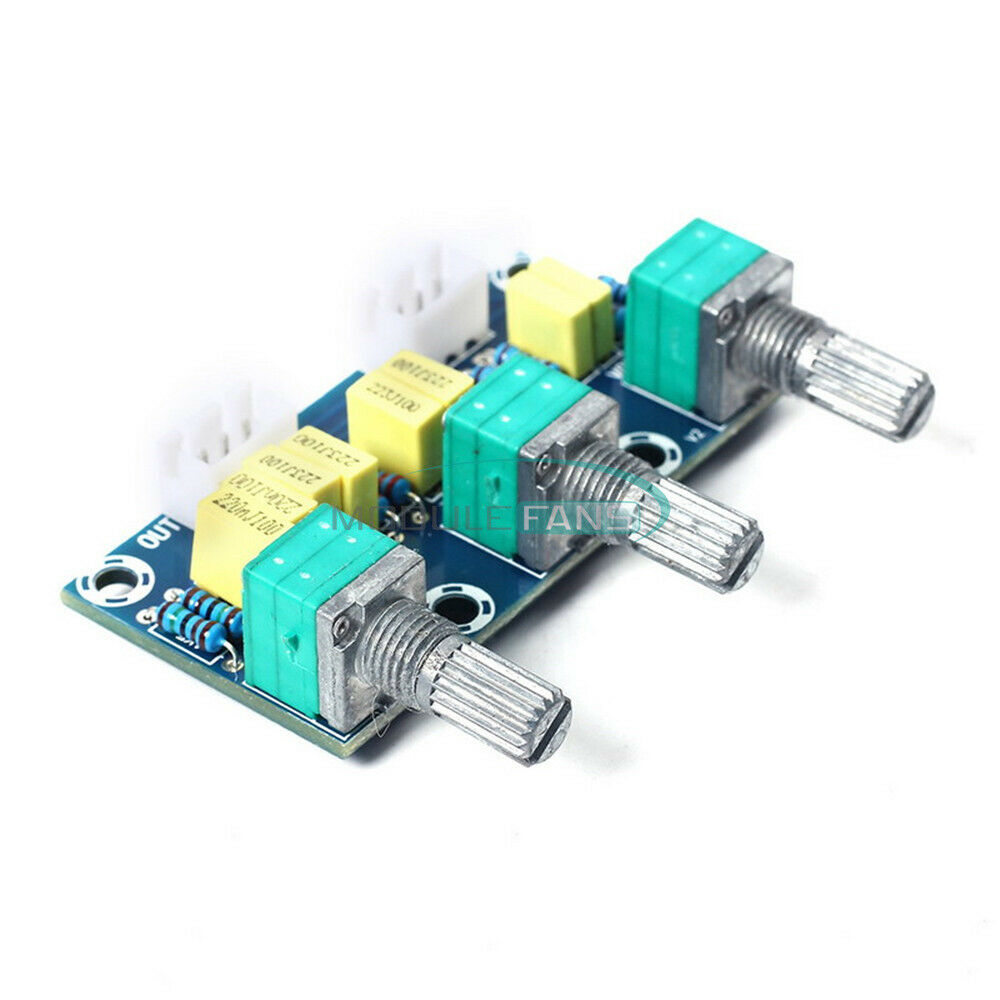 XH-M802 Passive Tone Board Amplifier Volume Bass Treble Toning Control Board