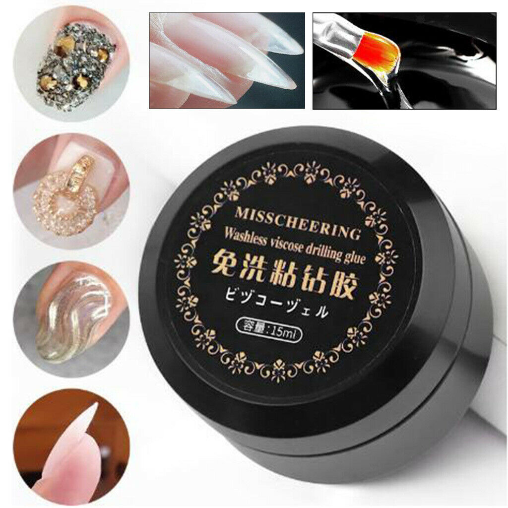 Nail Sticky Drill Package Jewelry Reinforcement Ultra-solid Glue Gel 15ml