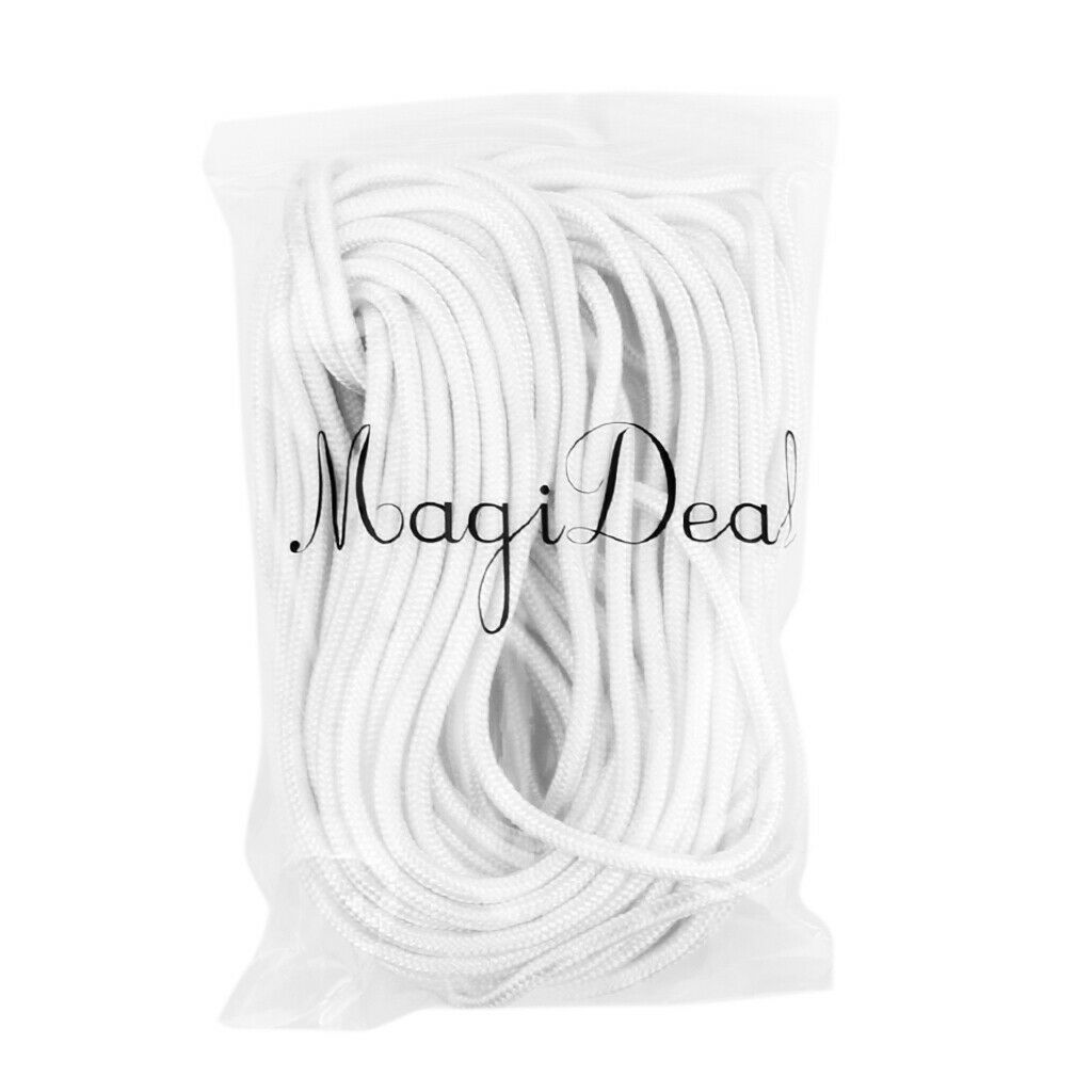 MagiDeal 20M rope anchor line safety rope for boats kayak canoe white