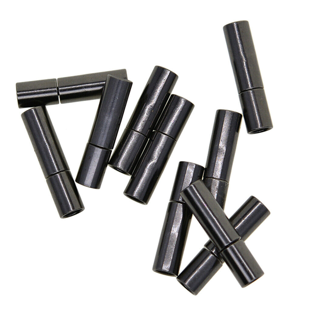10 Sets 3mm Bayonet Lock with  Closure in Leather Rope.