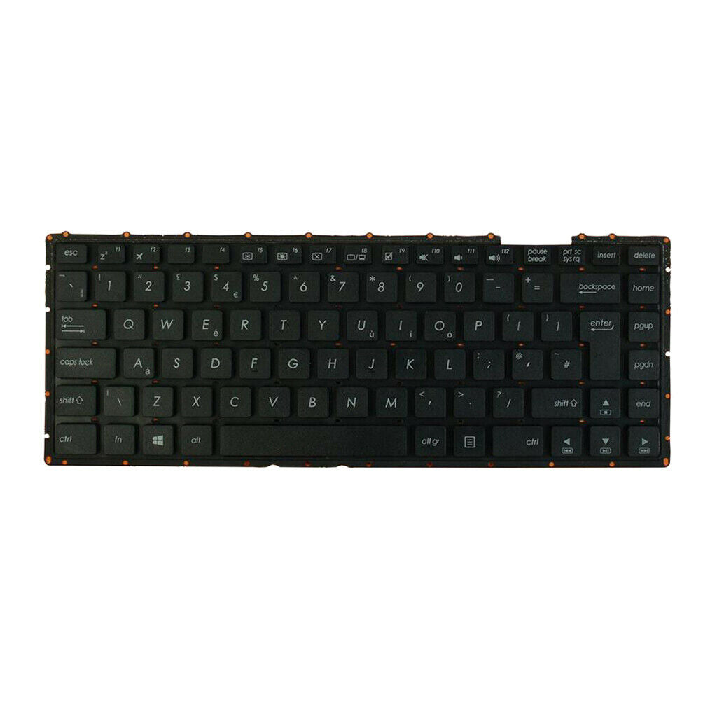 For ASUS   X451E Laptop Standard UK English Layout Keyboard Black Frame