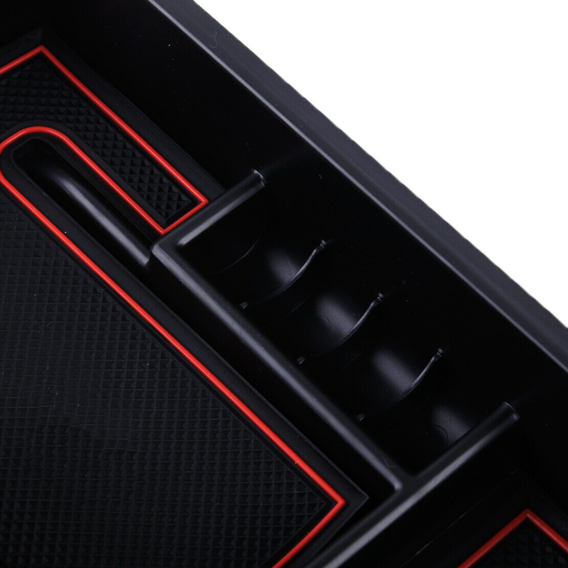 Armrest Storage Box Glove Box Tray Storage Box Fit for Peugeot 3008 GT 16 17 An