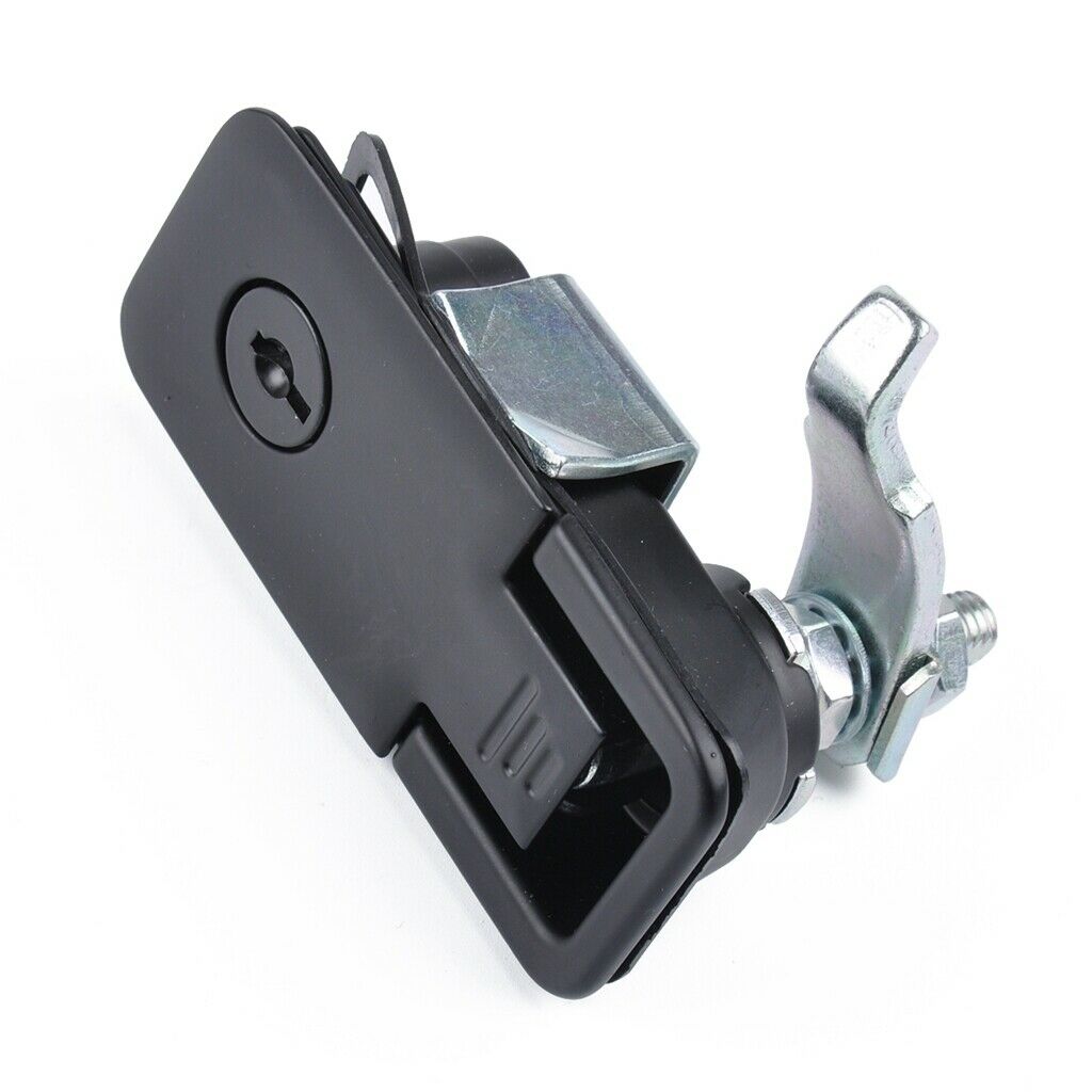 Zinc Alloy Adjustable Lever Hand Operated Compression Latch, Black
