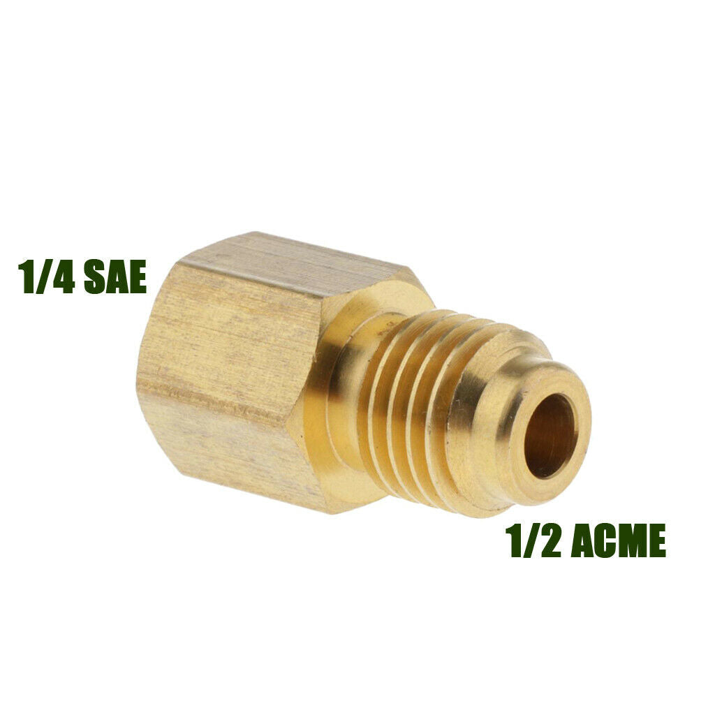 Brass R134A Refrigerant Tank Adapter Professional Practical High-quality 1Pc
