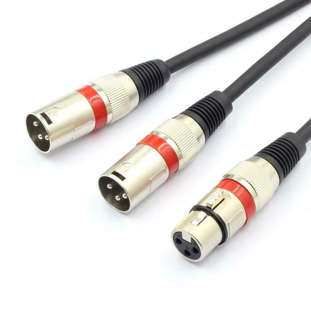 Line of Microphones for Acoustic Balance Y-Splitter Male Female with Double PVC