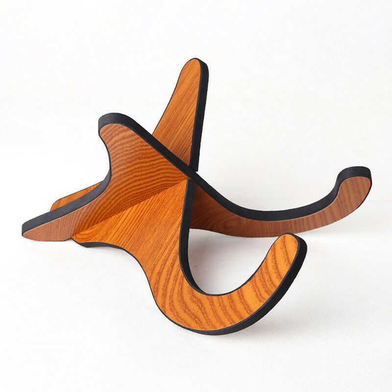 1 PC Guitar Ukulele Holder Stand Wooden Collapsible Guitar Display Stand Rack