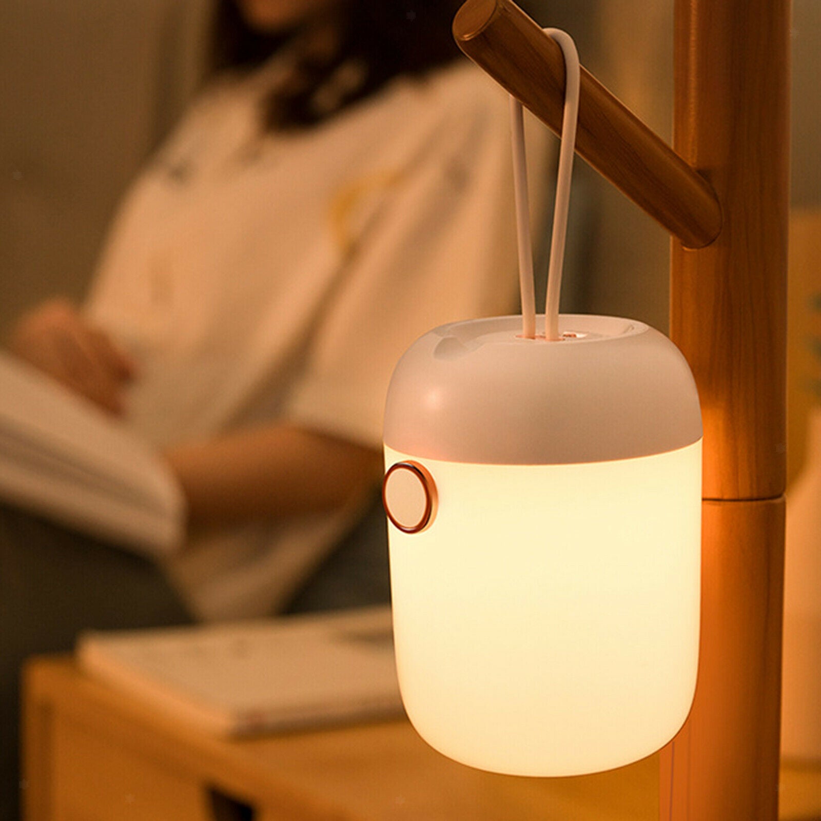 USB night light LED light desk lamp Stepless dimming living room