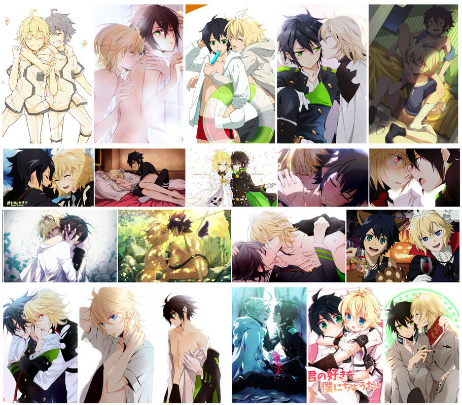 20pcs/set Owari no Seraph Of The End Card Paster IC Card Stickers A004