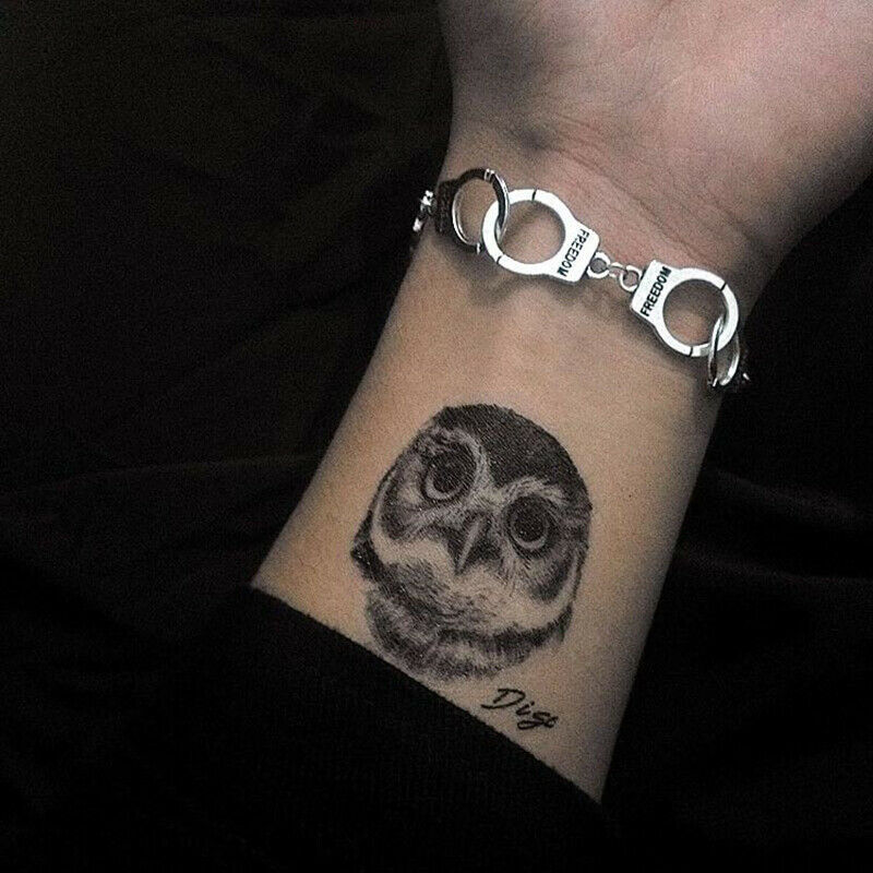 Fashion Punk Freedom Handcuffs Bracelet Lover Couple Chain Bangle Jewelry.l8