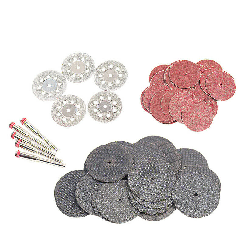 60PCS Rotary Tool Cutting Disc 32MM Fiberglass Reinforced Dremel Tool for Grind