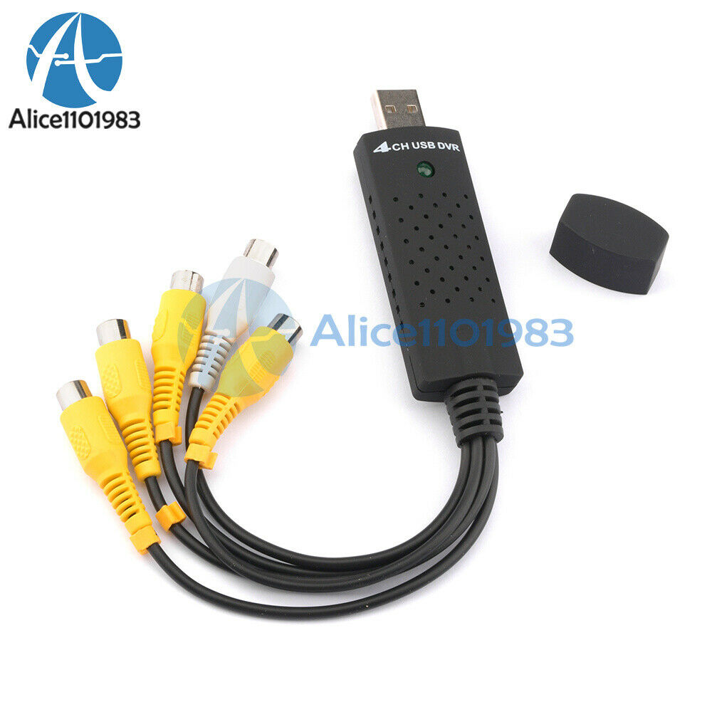 4 Channel Usb 2.0 Audio Capture Adapter For PC And Notebook Video Capture Stick