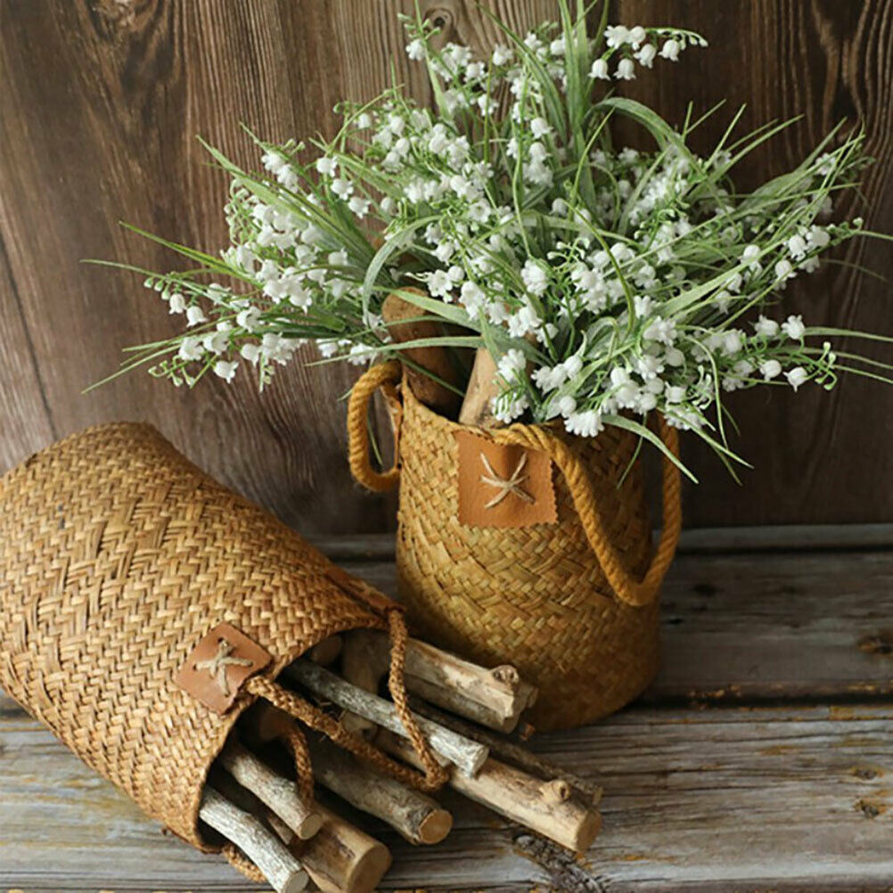 Wedding ornaments with simulated flowers of Campanula campanula.l8