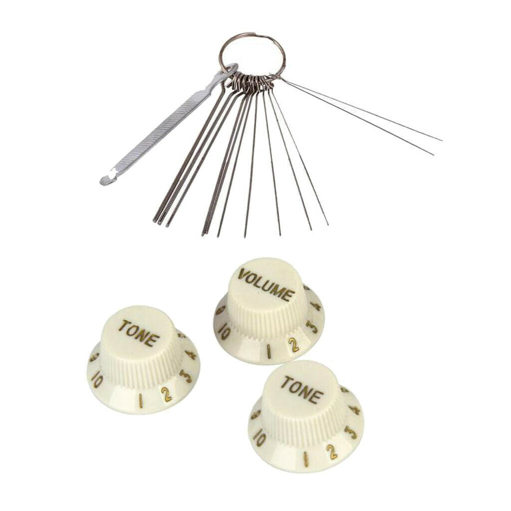 Set 3x Buttons Control Guitar +  Grooving Replacement Electric Guitar