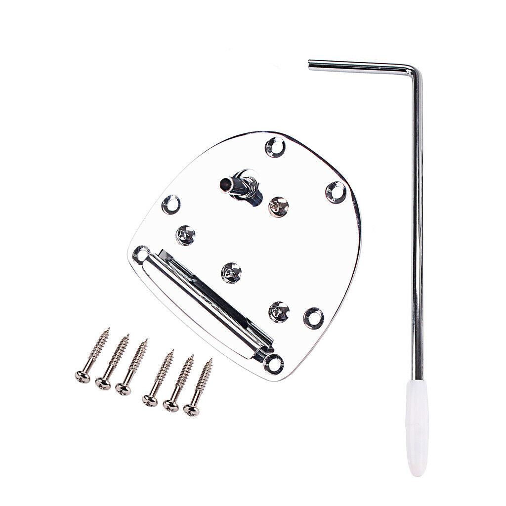 Guitar Tremolo Bridge Tailpiece Musical Instrument Accessories Chrome Steel