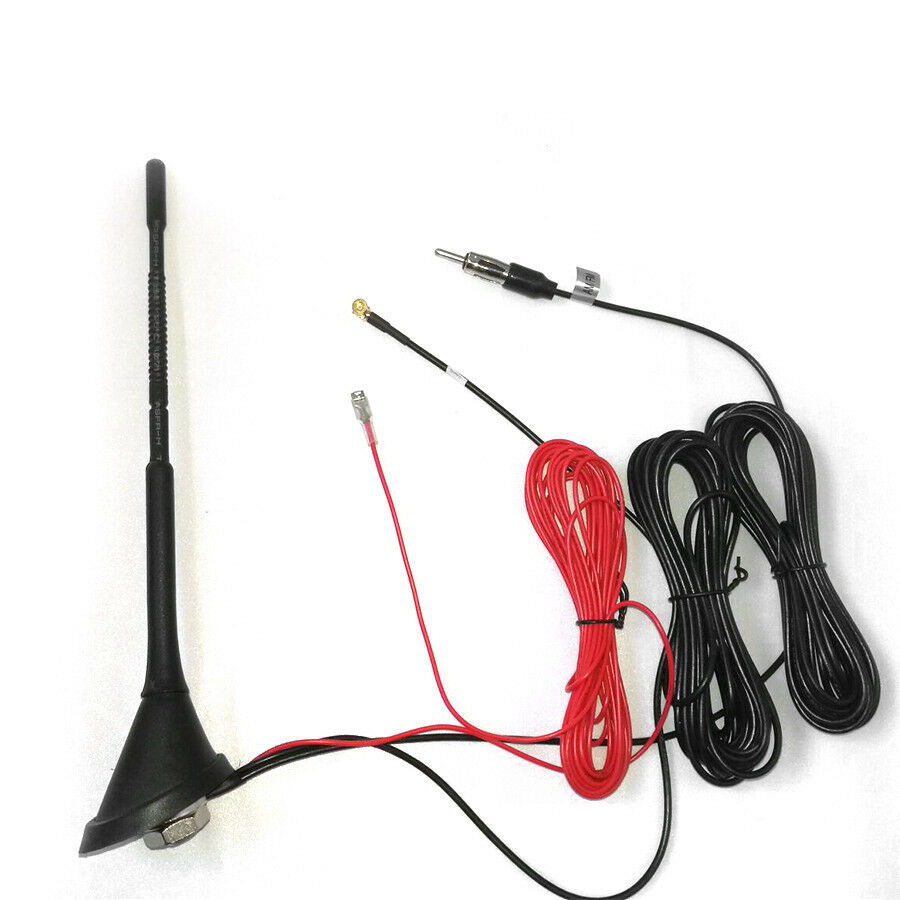 Automobile Roof Mounted Combined FM + DAB Antenna Built-in Amplifier Active SMB