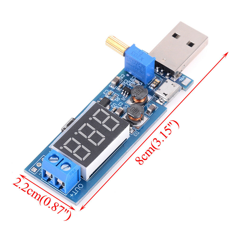 DC-DC USB step up/down power supply module boost converter 5V to 3.3V/12V Pip