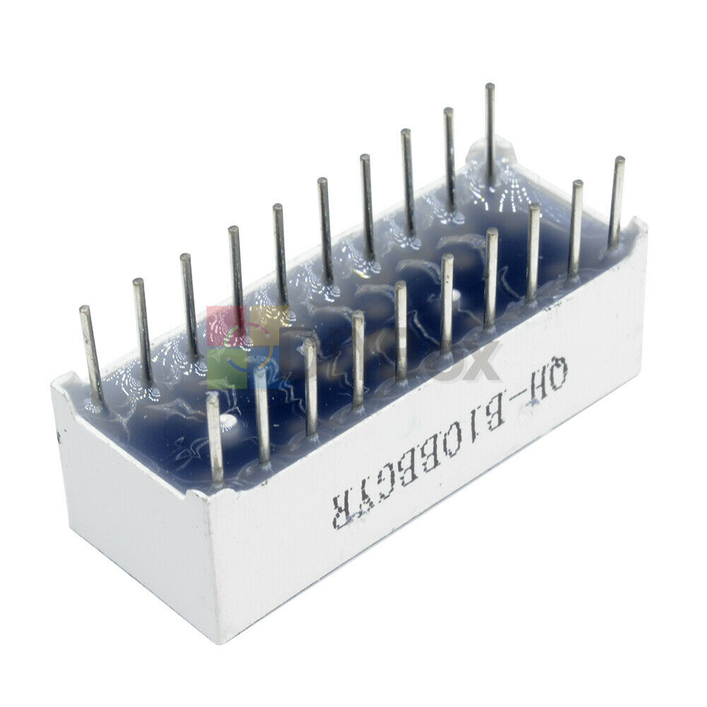 10 Segment 4 Colour Color LED Battery Bar Graph Light Display Indicator DIP