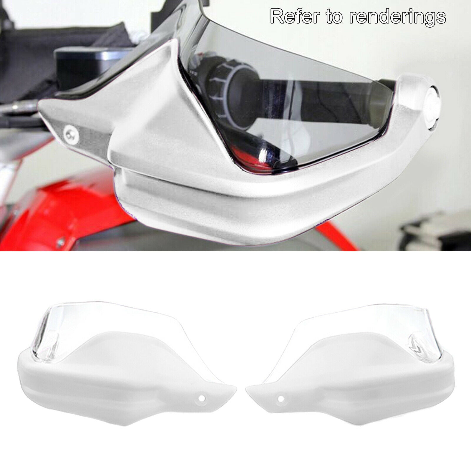 Motorcycle Hand Shield for BMW S1000XR Motorbike Parts White Transparent