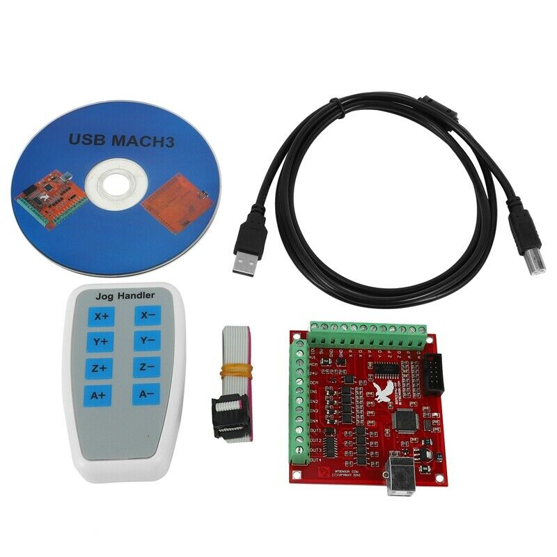 Cnc Usb 4 Axis Mach3 100 Khz Usb Motion Control Card Breakout Board 12-24V witC2